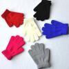 BaiX Boys and Girls Warm Winter Knitted Writing Gloves, 5-12 Years Old, Plum view 3