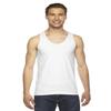 American Apparel Unisex Fine Jersey Tank L WHITE view 1