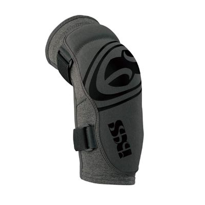 IXS Carve Evo+ Breathable Moisture|Wicking Padded Protective Elbow Guard, Elbow Protector, Elbow Sleeve, Elbow Pads Women & Men, Mountain Bike Pads, (Grey, XL)