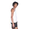 American Apparel Unisex Fine Jersey Tank M WHITE view 2