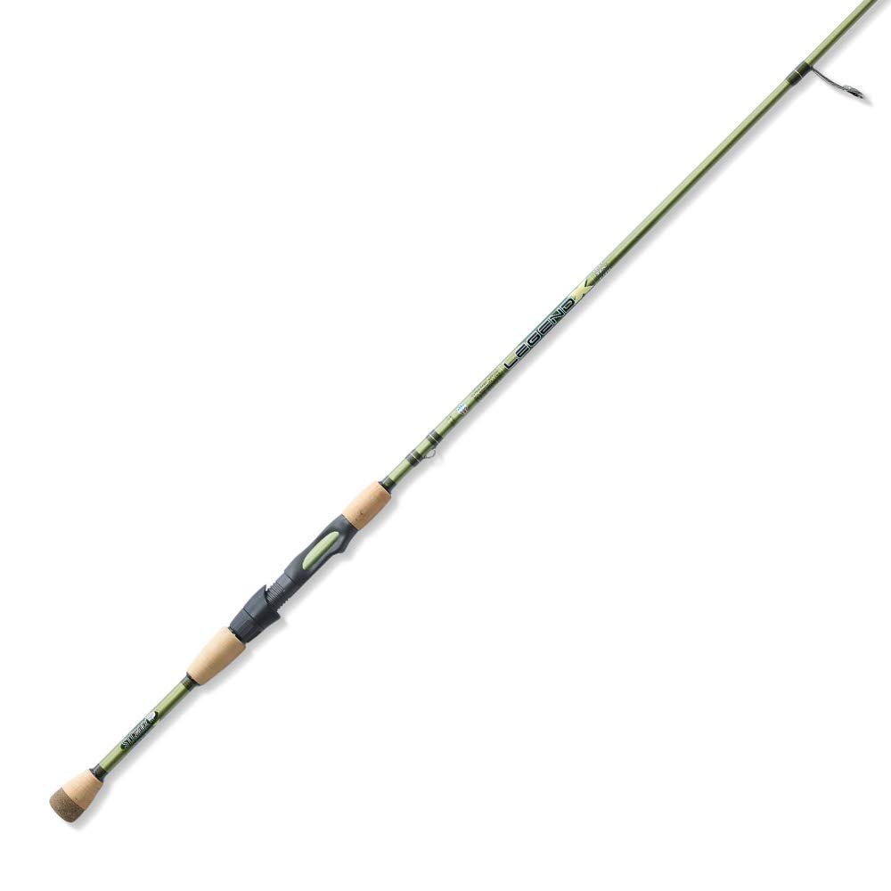 St. Croix Rods Legend X Spinning Rod, Black Coral