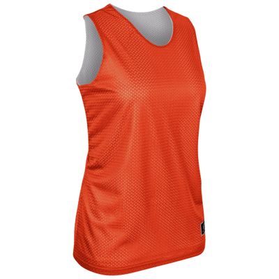 Champro Polyester Reversible Basketball Jersey, Women's 2X-Large, Orange, White