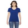 American Apparel Ladies' Poly-Cotton Short-Sleeve Crewneck S LAPIS view 1