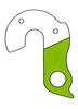 Cicli Bonin Unisex's Ac 80064 Aluminium Derailleur Hanger, Silver, One Size view 1