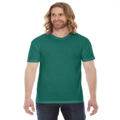 American Apparel Men 50/50 Crewneck T-Shirt Size XS Evergreen