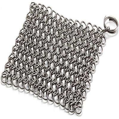 Petromax 12898 Stainless Steel Sponge Chainmail Cleaner for Outdoor Camping XL