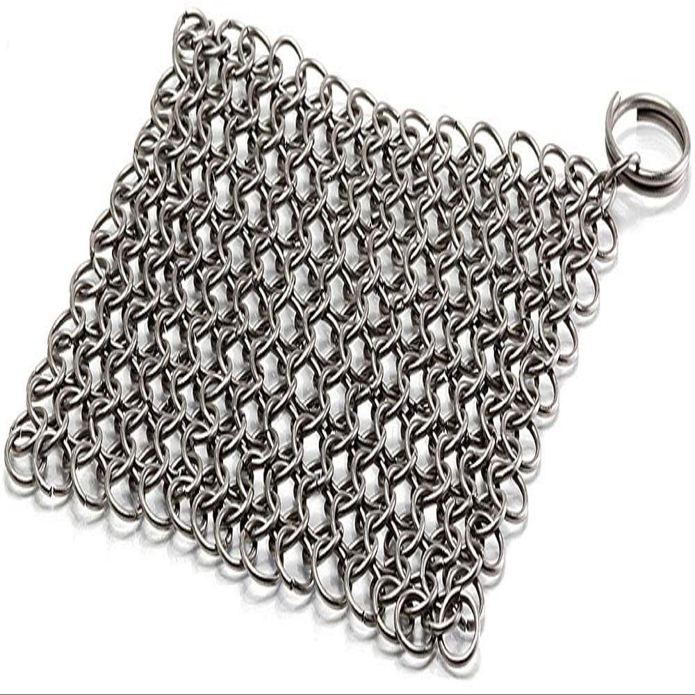 Petromax 12898 Stainless Steel Sponge Chainmail Cleaner for Outdoor Camping XL