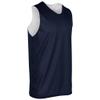CHAMPRO Standard Zone Reversible Basketball Jersey, Navy, White, XXX-Large view 1