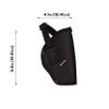 Allen Company Swipe Magnetic Quick Release (MQR) Gun Holster, 4-5" Barrel Full-Size Semi-Auto Handguns & Colt 1911, Black view 3