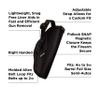 Allen Company Swipe Magnetic Quick Release (MQR) Gun Holster, 4-5" Barrel Full-Size Semi-Auto Handguns & Colt 1911, Black view 4
