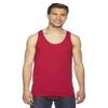 American Apparel Unisex Fine Jersey Tank XS RED view 1