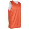 CHAMPRO boys Zone Youth Polyester Reversible Basketball Jersey, Orange, White, Medium US view 1