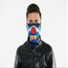 Seamless Outdoor Face/Ski Mask Bandanna. Breathable, Dust Proof - Great for Skiing, Snowboarding, Motorcycle, Bicycle, Running, Camping, Hiking (3 PACK, Angry Clown, Army, Warchild) view 2