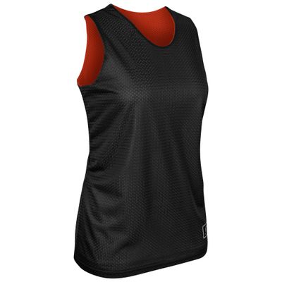 Champro Polyester Reversible Basketball Jersey, Women's Large, Orange, Black