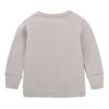 Kids Tales Little Boys&Girls 2 Pcs Solid Pajama Set Cotton Underwear Long Sleeve Sleepwear PJS Khaki view 2