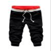Jueshanzj Mens Capri Pants Sport Shorts Running Fitness Black X-Small view 1