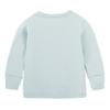 Kids Tales Little Boys&Girls 2 Pcs Solid Pajama Set Cotton Underwear Long Sleeve Sleepwear PJS Blue view 2
