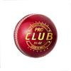 DSC 1501235 Pro Club Cricket Leather Ball (Red) view 1