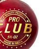 DSC 1501235 Pro Club Cricket Leather Ball (Red) view 4