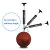 Skoloo 10" Portable Hand Air Ball Pump Inflator Kit with Needle, Nozzle, Extension Hose for Soccer Basketball Football Volleyball Water Polo Rugby Exercise Sports Ball Balloon Swim Inflatables, Grey view 4