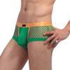 Freebily Men's Openwork Mesh Fishnet Breathable Thongs Bikini Swimwear Underwear Green Small (Waistline 26.0-34.5") view 2