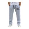 Jueshanzj Mens Sport Pants Slim Fit Running Fitness Gray 3 X-Large view 1