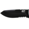 Smith & Wesson M&P SWMPF2BS 8.7in S.S. Full Tang Fixed Blade Knife with 4.1in Serrated Clip Point Blade and Aluminum Handle for Tactical, Survival and EDC,Black view 2