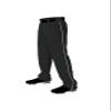 Alleson Athletic Baseball Pants for Boys. White/Maroon Boys Relaxed Fit Baseball Pants and Machine Washable Fabric with Belt Loop (Style 605WLBY)Large