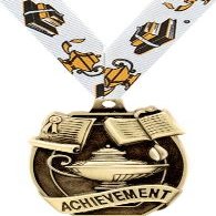 Crown Awards 2" Scholastic Achievement Medals 20 Pack