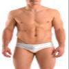 Gary Majdell Sport Mens New Hot Print Body Bikini Swimsuit (Medium, Silver Ice) view 1