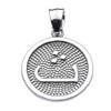 CaliRoseJewelry Sterling Silver Arabic Farsi Letter THaa t' Initial Charm Pendant view 1