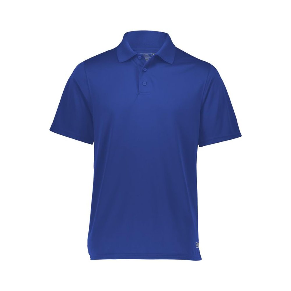 Russell Athletic Men's Dri-Power Performance Golf Polo Shirt, -royal, XXL