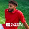 Russell Athletic Men's Dri-Power Performance Golf Polo Shirt, -true red, XXL view 4