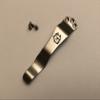 Custom Titanium Pocket Clip Made For Benchmade AFO II 9050 9051 9052 Knife Tip Up view 1