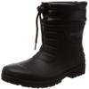 GILIO() Women's Air Rubber Boot Short Rain, Black, 22.0~22.5 cm 3E view 1
