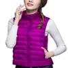 Womens Packable Ultra Lightweight Stand Collar Down Vest Outdoor Puffer Jacket (X-Large, Purple) view 1
