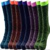 6 Pair Women Ladies Color Thermal Insulated Boot Winter Socks (9-11, Color Wave 1) view 3