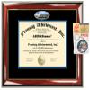 AllGiftFrames FGCU Diploma Frame Florida Gulf Coast University School Campus Photo Custom Degree Framing Document Graduation Gift Bachelor Master MBA Doctorate PHD Certificate Holder Case view 1
