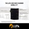 Lupa Kids Handmade Double-Layer Fleece Neck Warmer - Kids Neck Warmer for Boys & Girls - Fleece Neck Gaiter for Winter (Light Grey, Small (2-6)) view 2
