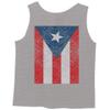 0062. Puerto Rico Flag Boricua Rican Nuyorican Men's Tank Top (Light Gray Medium) view 3