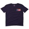 0062. Puerto Rico Flag Boricua Rican Nuyorican for Men T Shirt (Navy Blue, 2X-Large) view 2