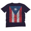 0062. Puerto Rico Flag Boricua Rican Nuyorican for Men T Shirt (Navy Blue, 2X-Large) view 3