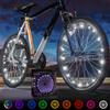 Activ Life 2-Tire Pack LED Bike Wheel Lights with Batteries Included, Get 100% Brighter and Visible from All Angles for Ultimate Safety and Style (White) view 1