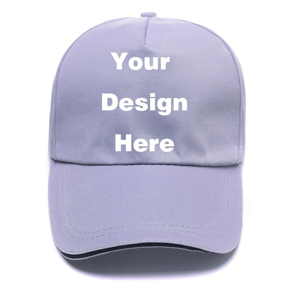 Custom Blank Baseball Cap Hat Dad Hat, Adjustable Sun Visor Solid Cap, Cotton Classic Plain Cap