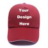 Custom Blank Baseball Cap Hat Dad Hat, Adjustable Sun Visor Solid Cap, Cotton Classic Plain Cap view 1
