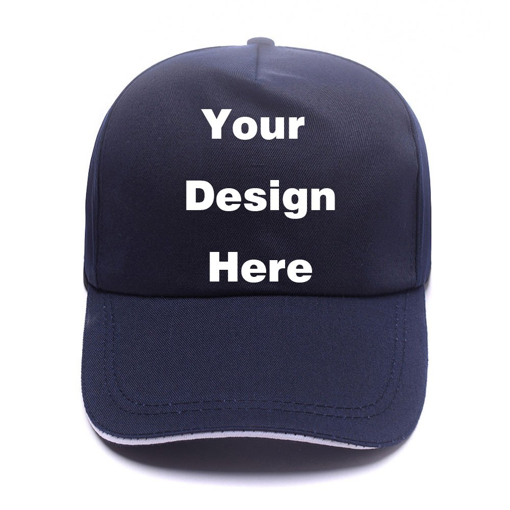 Custom Blank Baseball Cap Hat Dad Hat, Adjustable Sun Visor Solid Cap, Cotton Classic Plain Cap