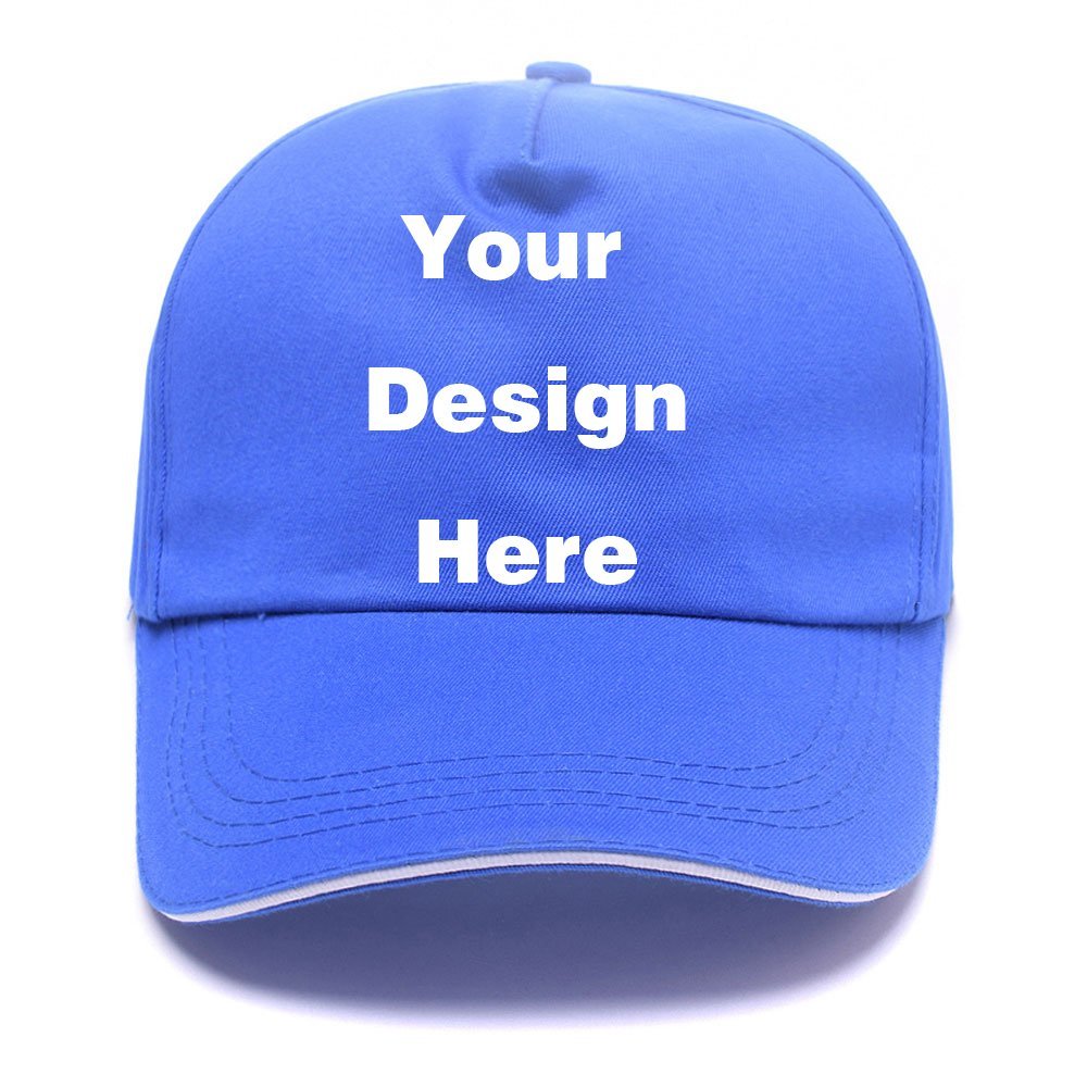 Custom Blank Baseball Cap Hat Dad Hat, Adjustable Sun Visor Solid Cap, Cotton Classic Plain Cap