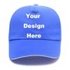 Custom Blank Baseball Cap Hat Dad Hat, Adjustable Sun Visor Solid Cap, Cotton Classic Plain Cap view 1