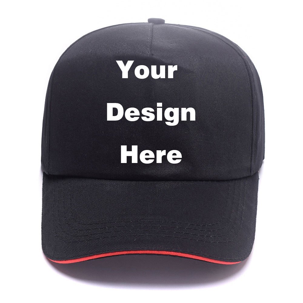 Custom Blank Baseball Cap Hat Dad Hat, Adjustable Sun Visor Solid Cap, Cotton Classic Plain Cap
