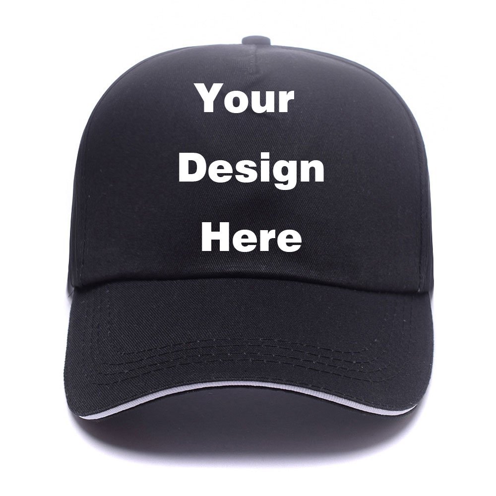 Custom Blank Baseball Cap Hat Dad Hat, Adjustable Sun Visor Solid Cap, Cotton Classic Plain Cap